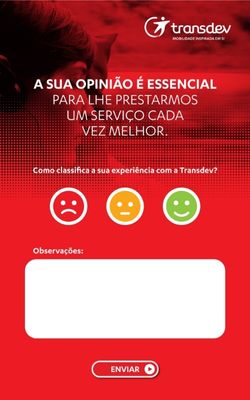 Inquérito de satisfação — transportes (CES)